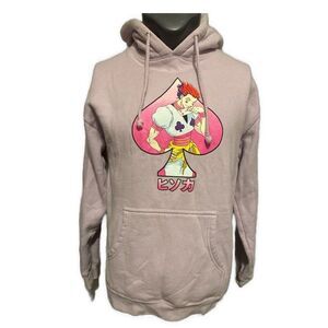 Hunter Hunter Magenta Purple Anime Long Sleeve Hoodie Sweatshirt Medium